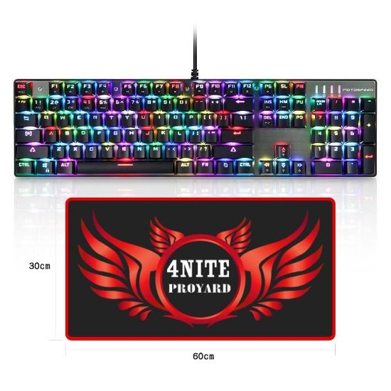 صورة كيبورد ميكانيكي RBG